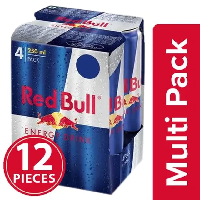 RED BULL Energy Drink, 12x(4x250 ml) Multipack