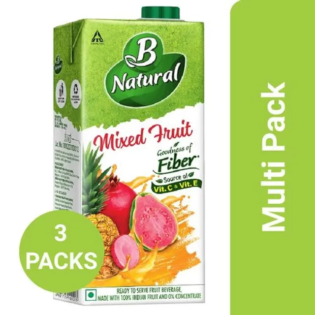 B Natural Mixed Fruit - Rich In Fibre, Vitamin C & E