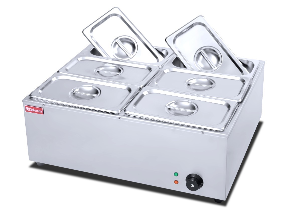 Electric Bain Marie Table Top 6 Pans