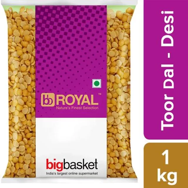 BB Royal Toor Dal/Togari Bele - Desi, 1 kg Pouch