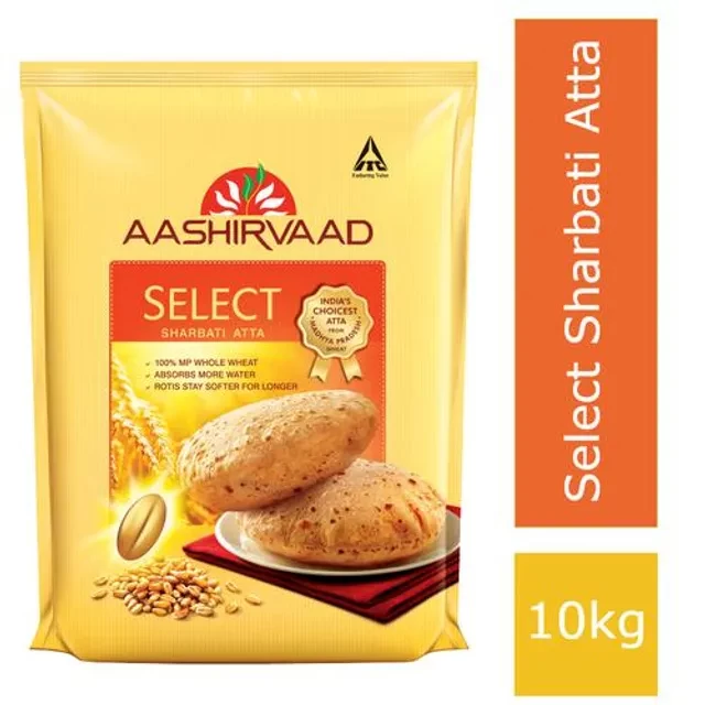 Aashirvaad Select Sharbati Atta - Rich In Nutrients, For Soft & Fluffy Roti